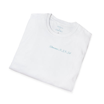 Christian Unisex T-Shirt with Romans 3:23-24 and Epiphanies of EnlightMEnt
