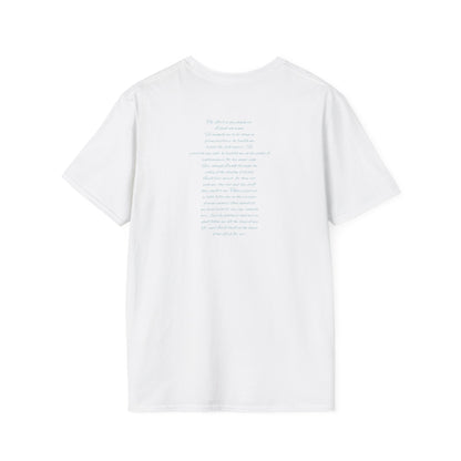 Christian Unisex T-Shirt with Psalm 23 and Epiphanies of EnlightMEnt