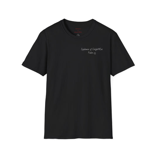 Angel Drawing Unisex Black T-Shirt