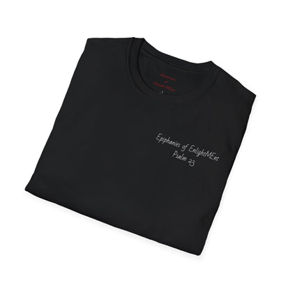 Angel Drawing Unisex Black T-Shirt